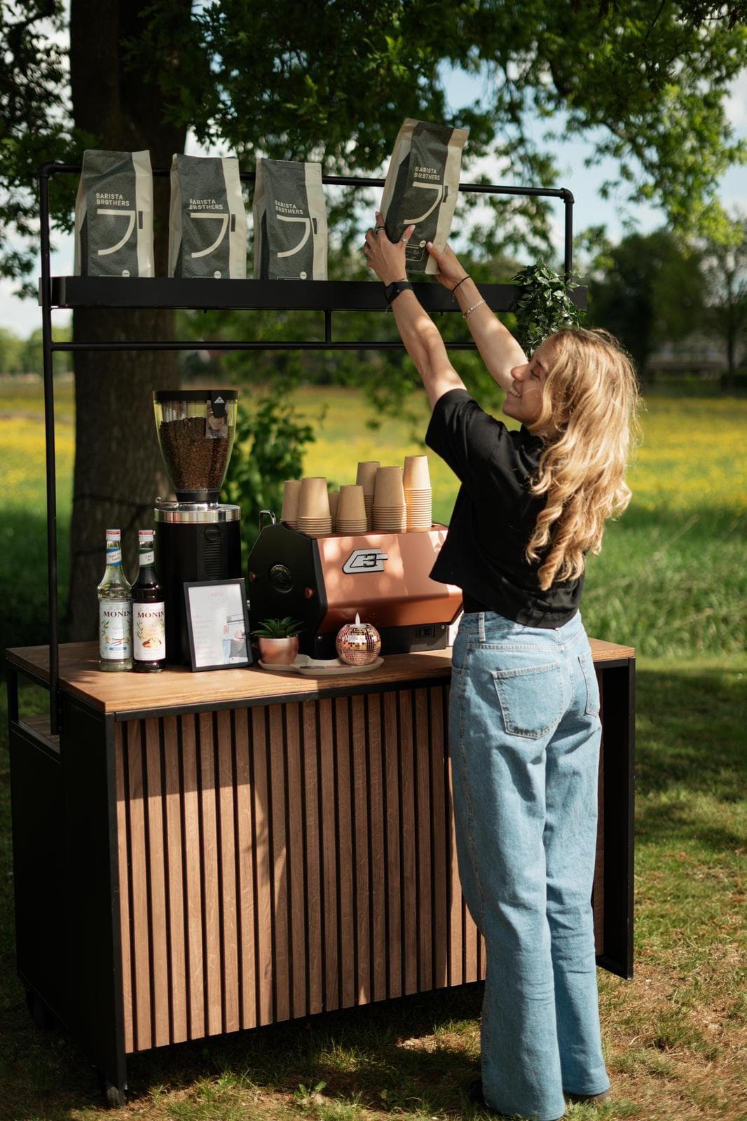 L'S Coffee op locatie in de natuur